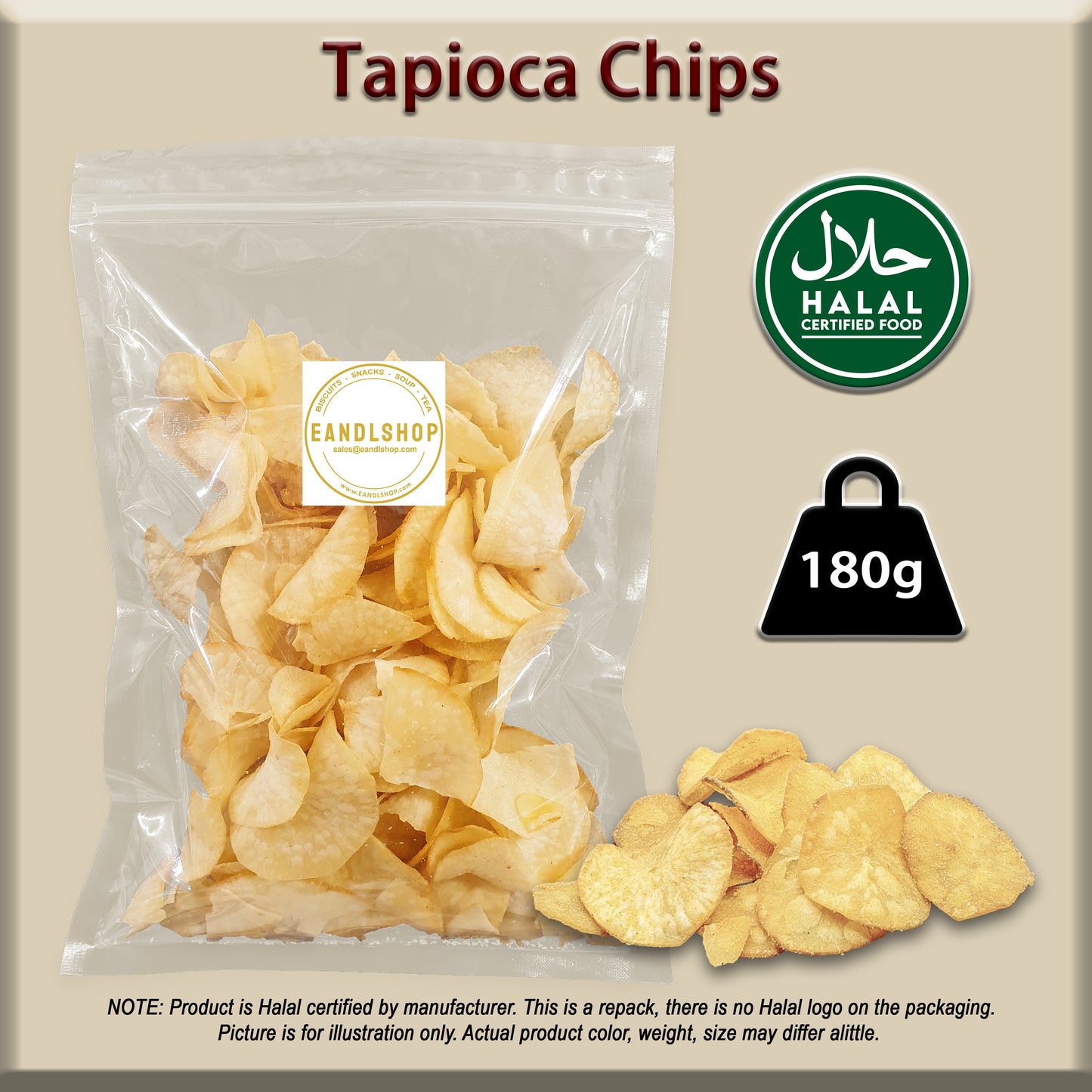 Tapioca Chips (Original)