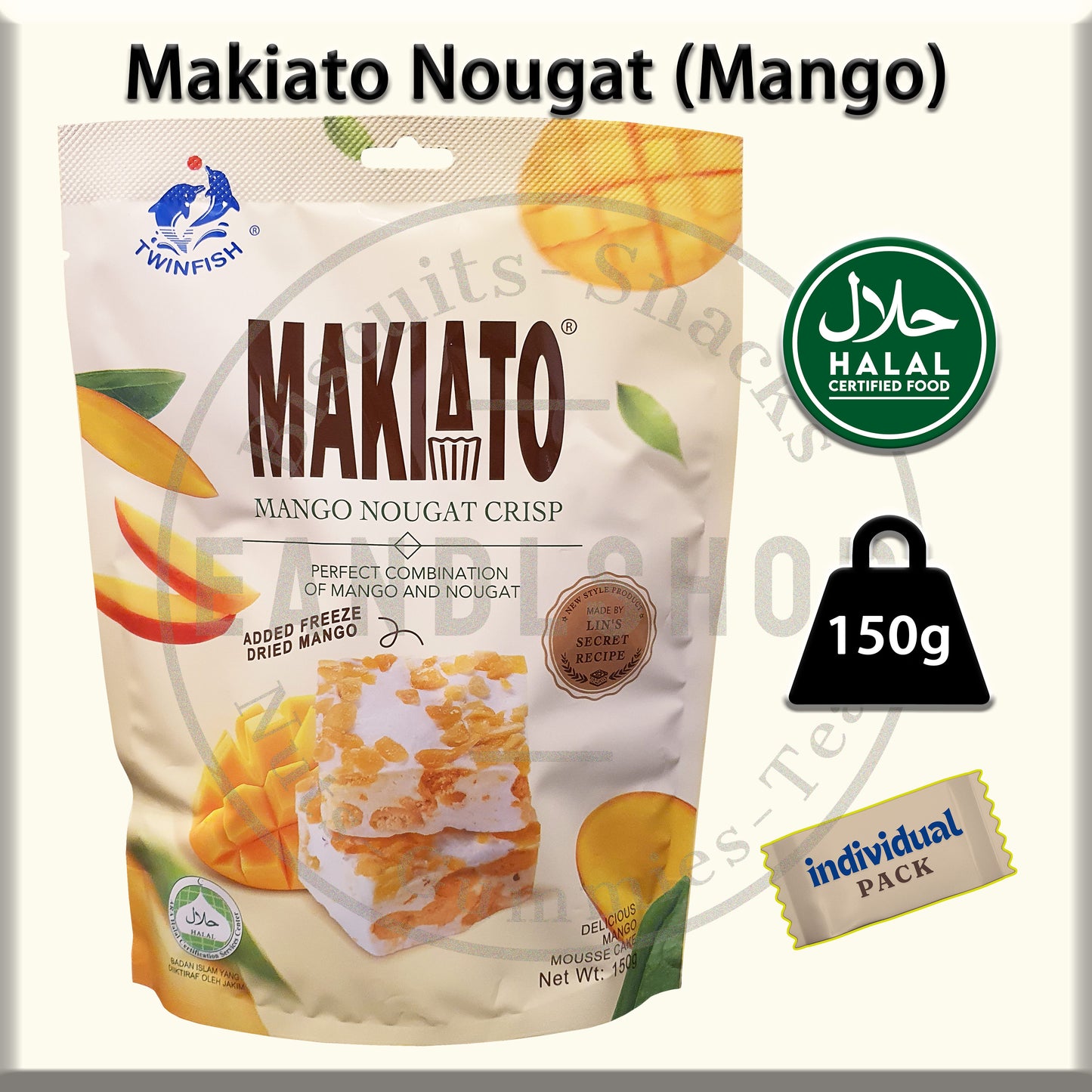 Makiato Nougat Crisp (Mango)