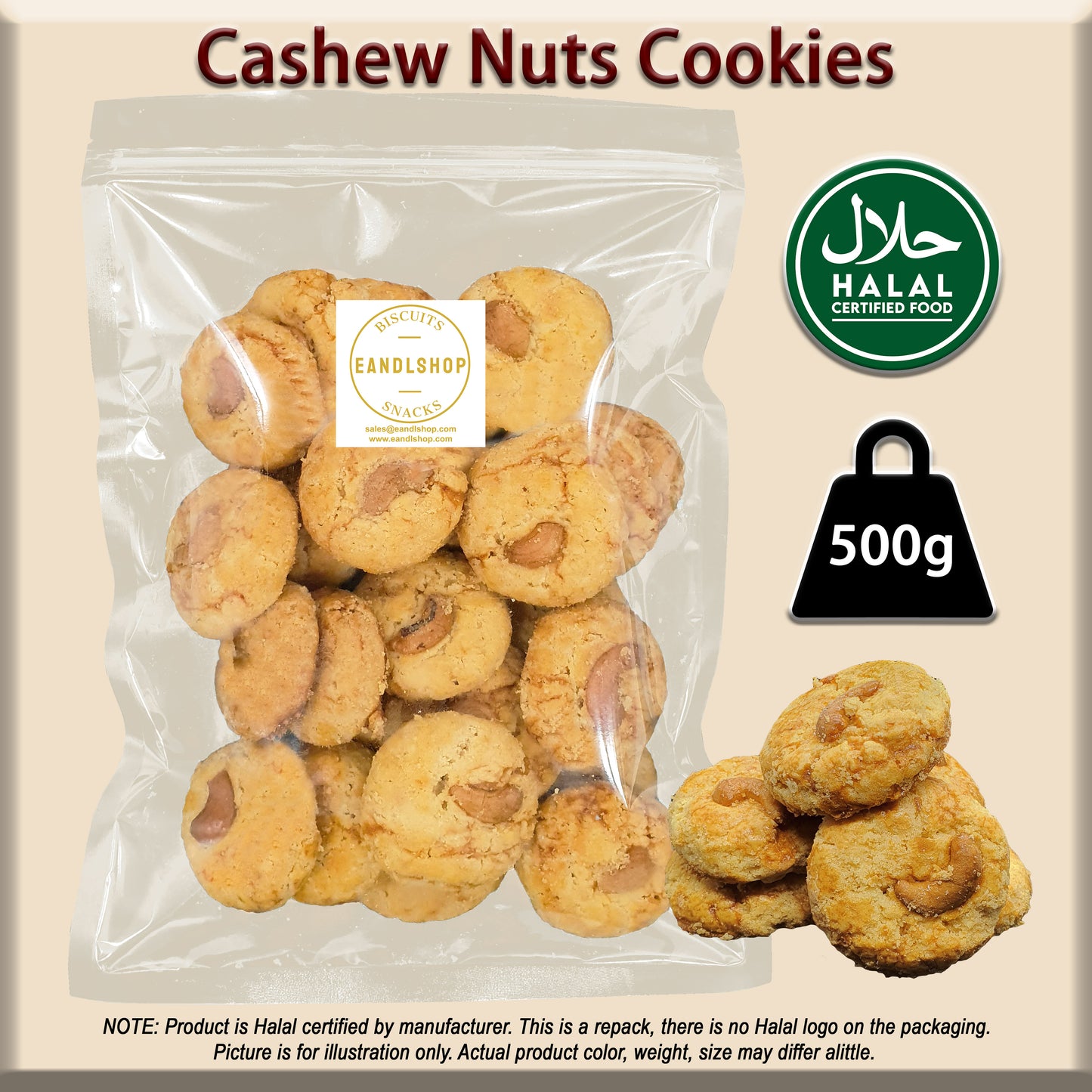 Cashew Nuts Cookies