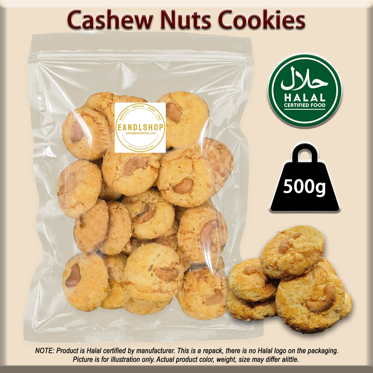 Cashew Nuts Cookies