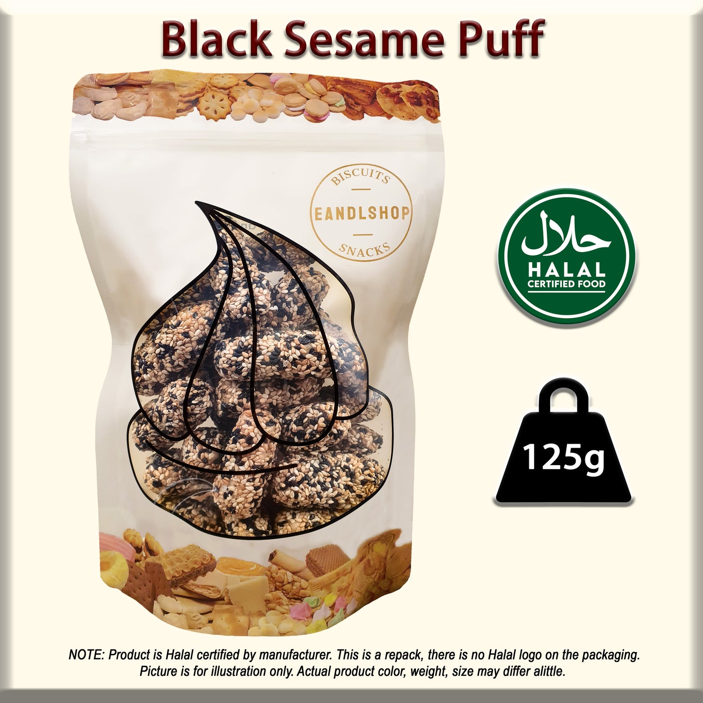 Black Sesame Puff