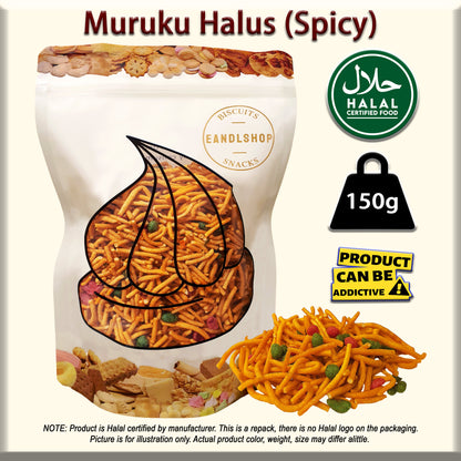 Muruku Halus (Mixed, Spicy)