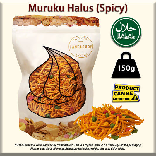 Muruku Halus (Mixed, Spicy)