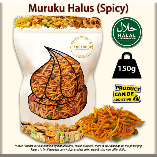 Muruku Halus (Mixed, Spicy) - EANDLSHOP