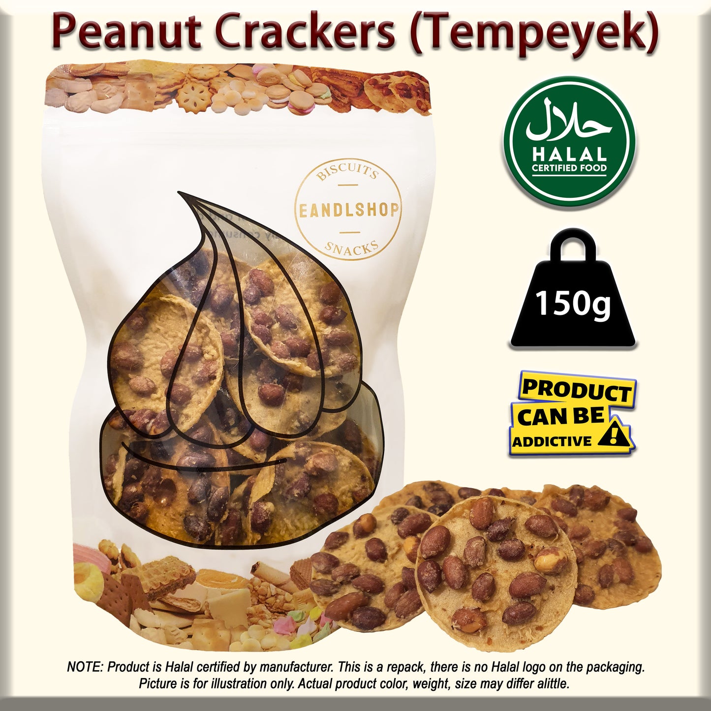 Peanut Cracker (Tempeyek)
