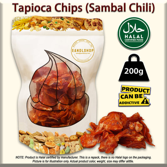 Tapioca Chips (Sambal Chili) - EANDLSHOP