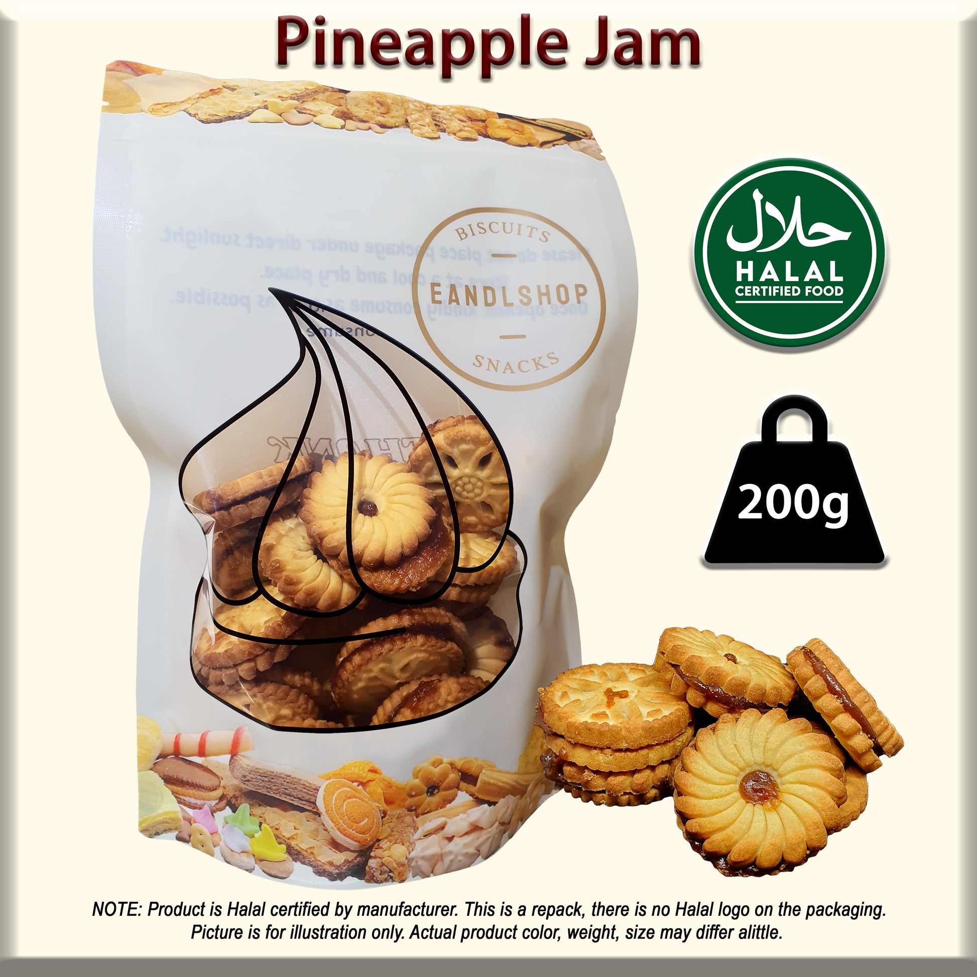 Pineapple Jam Biscuit - EANDLSHOP