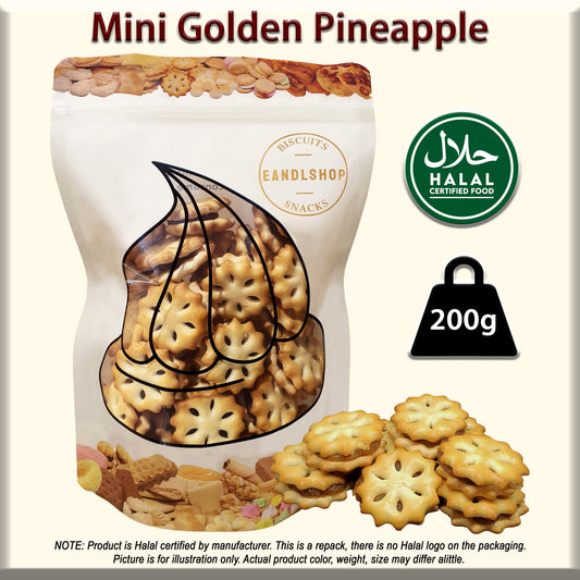 Mini Golden Pineapple Biscuits