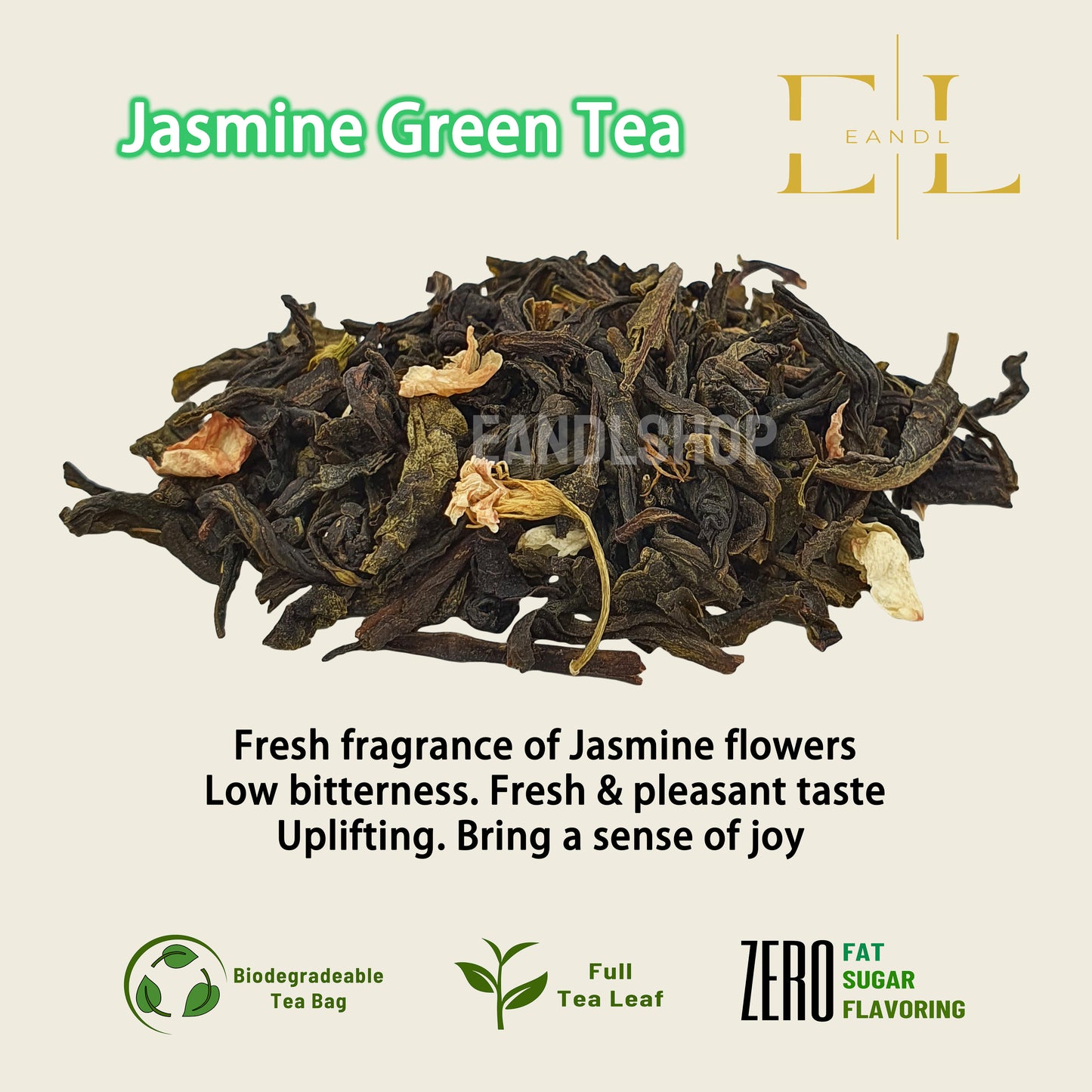 Jasmine Green Tea (Full Tea Leaf)