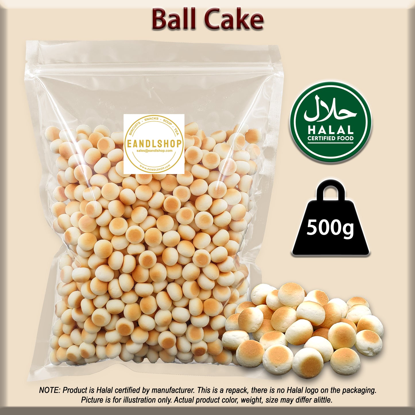 Ball Cake Biscuit - EANDLSHOP
