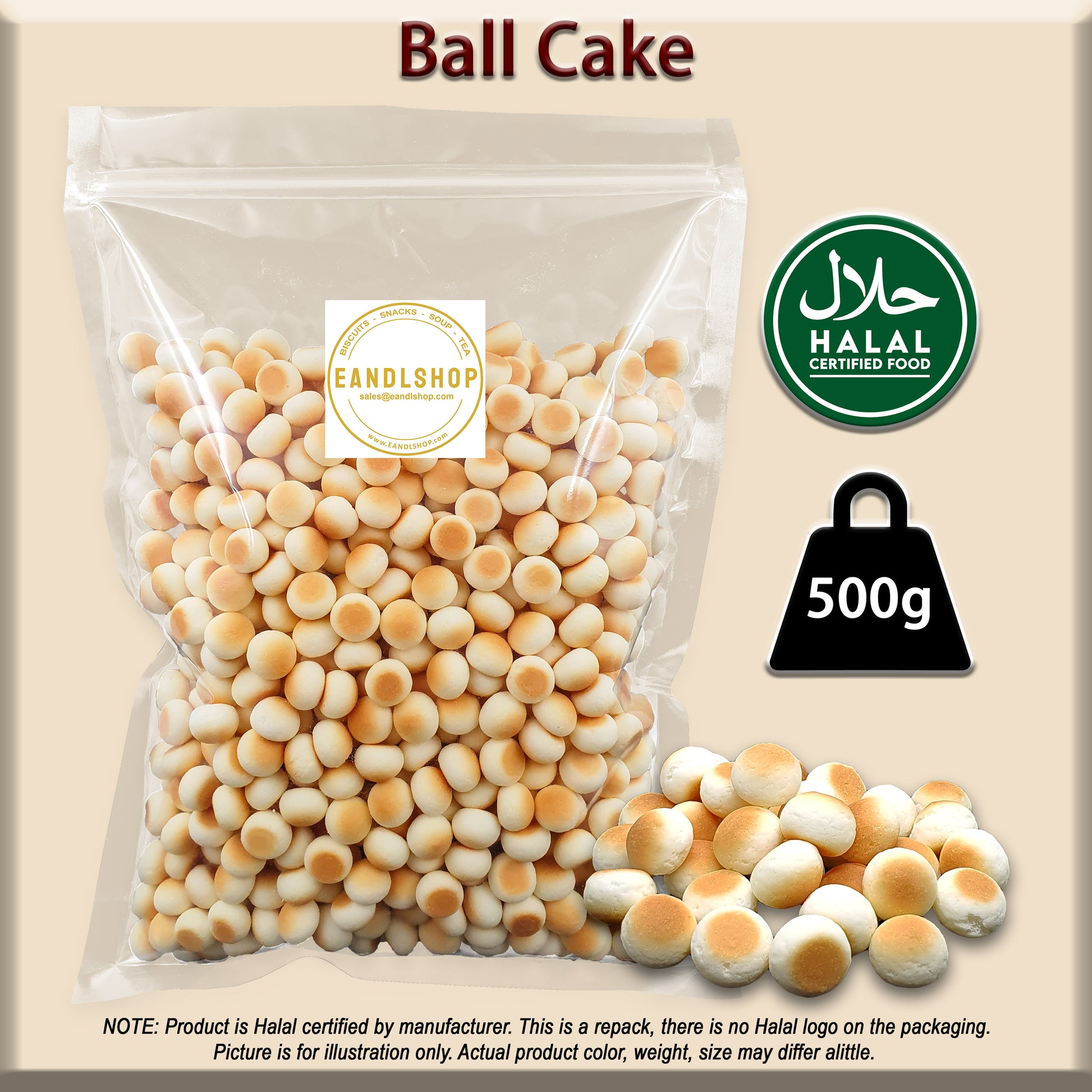 Ball Cake Biscuit - EANDLSHOP
