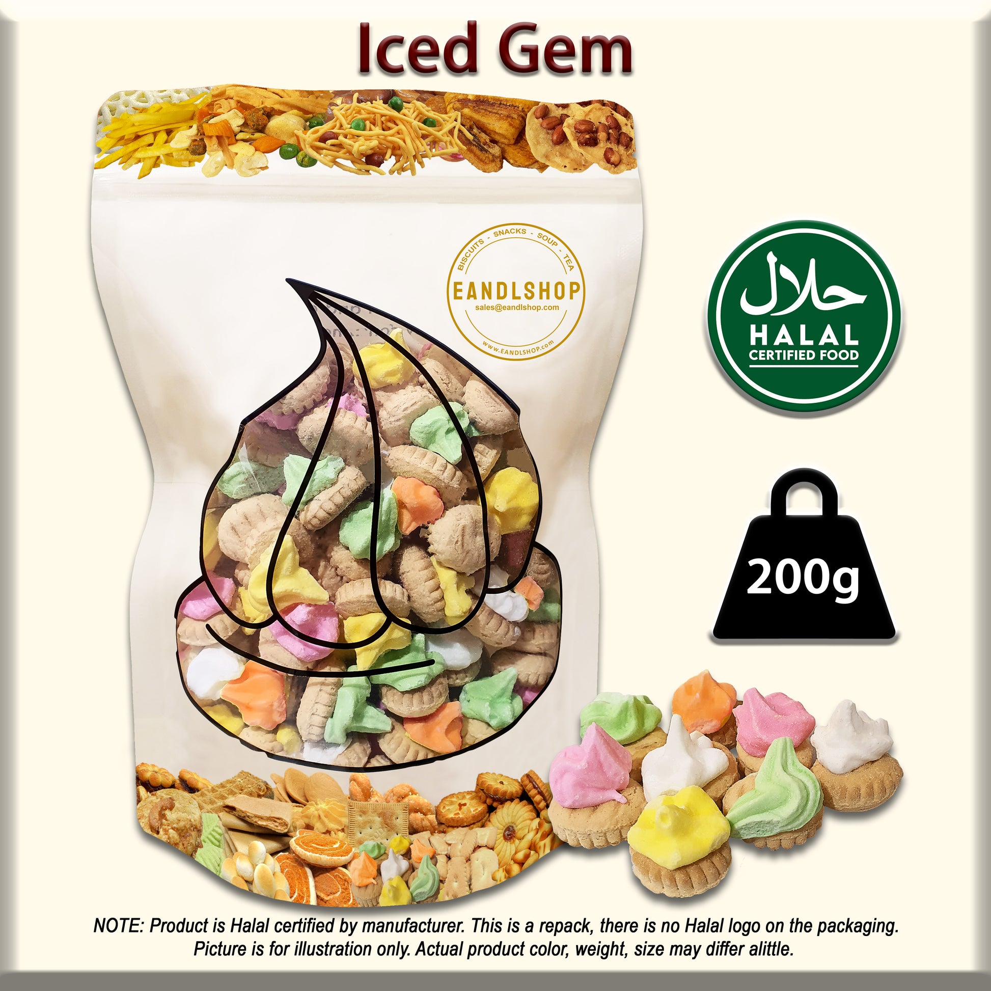 Iced Gem Biscuits - EANDLSHOP