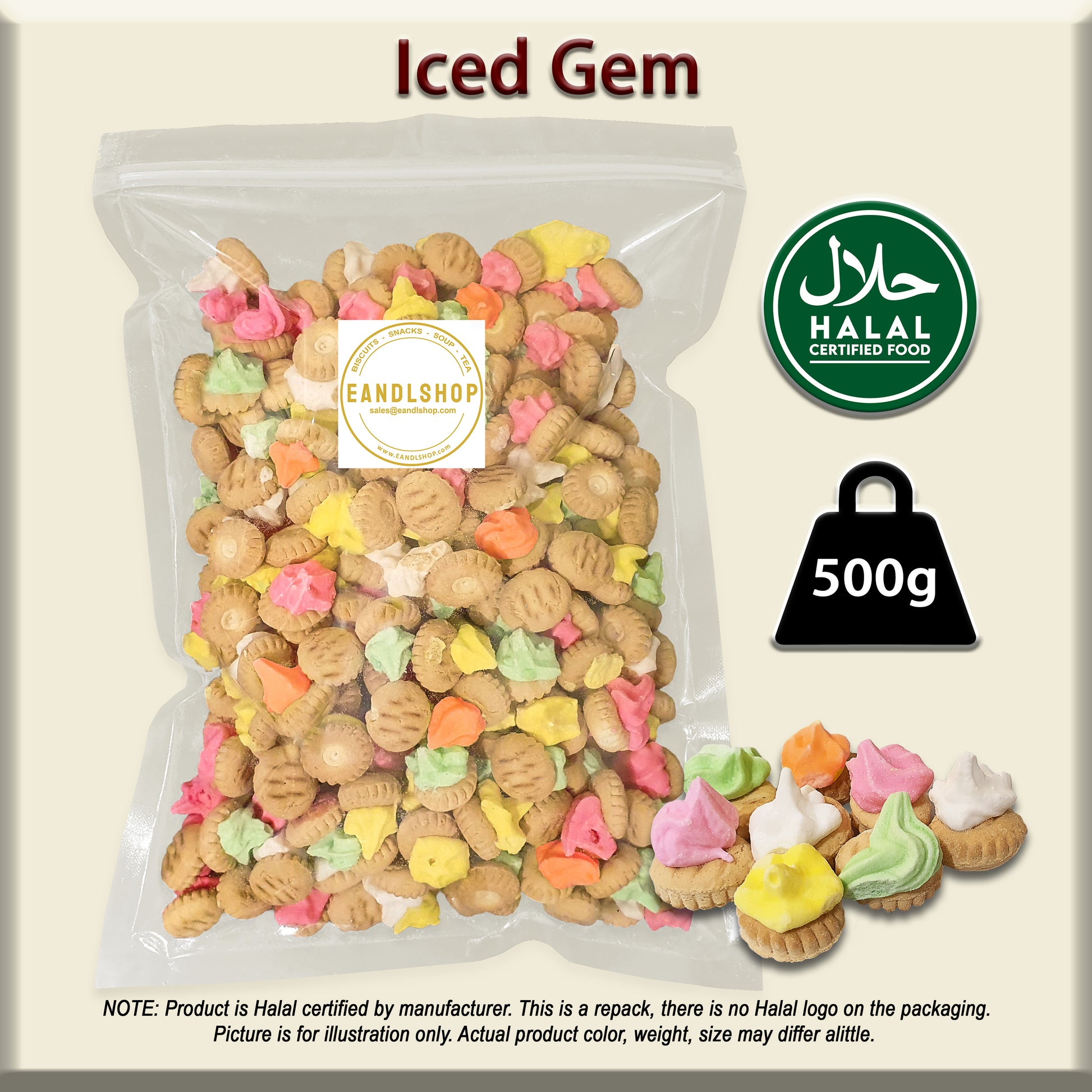 Iced Gem Biscuits - EANDLSHOP