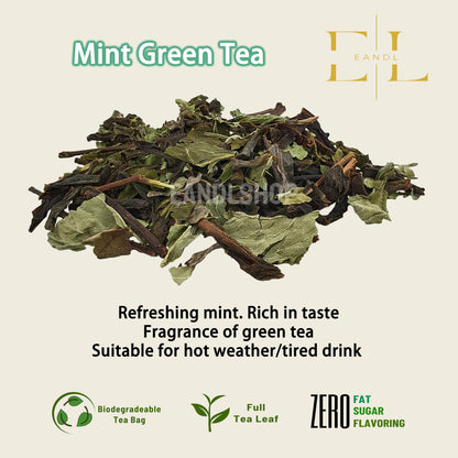 Mint Green Tea (Full Tea Leaf)