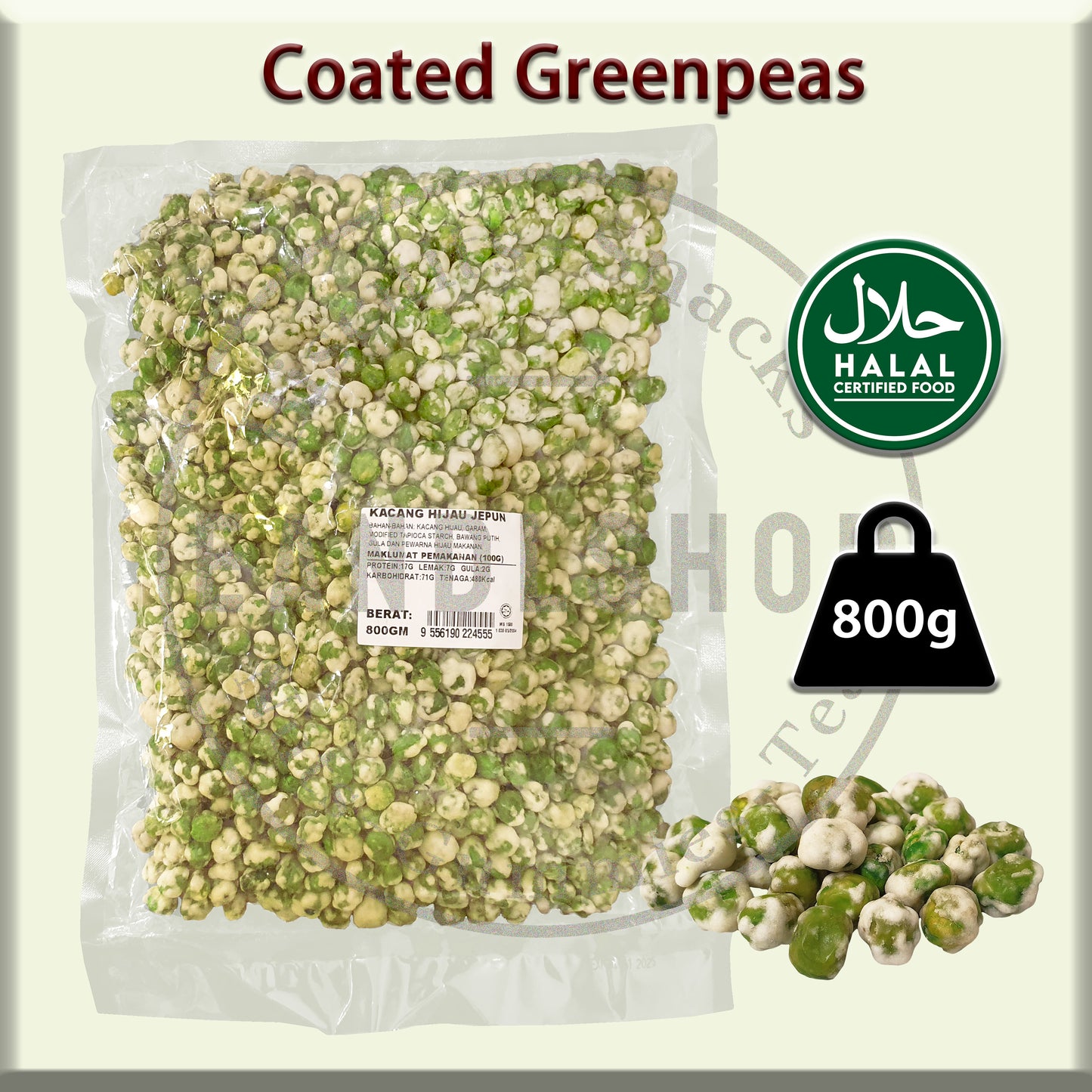 Kacang Puteh (Coated Green Peas)