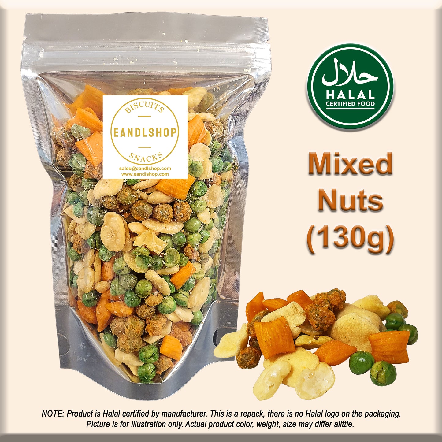 Kacang Puteh (Mixed Nuts)