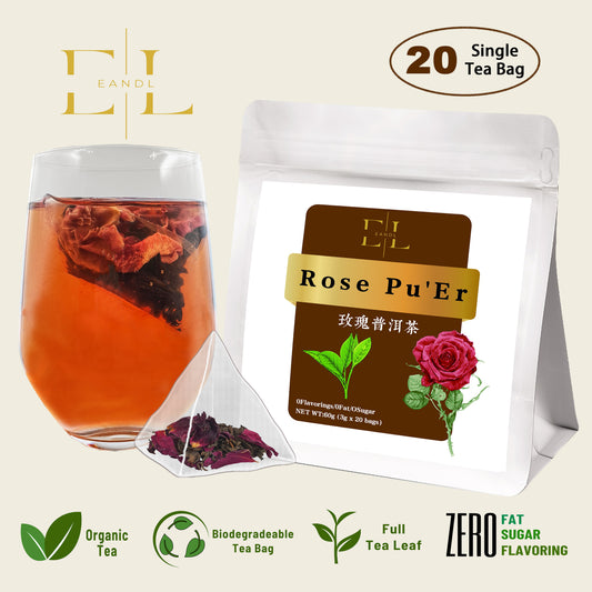 Rose PuEr Tea (Organic Full Tea Leaf)