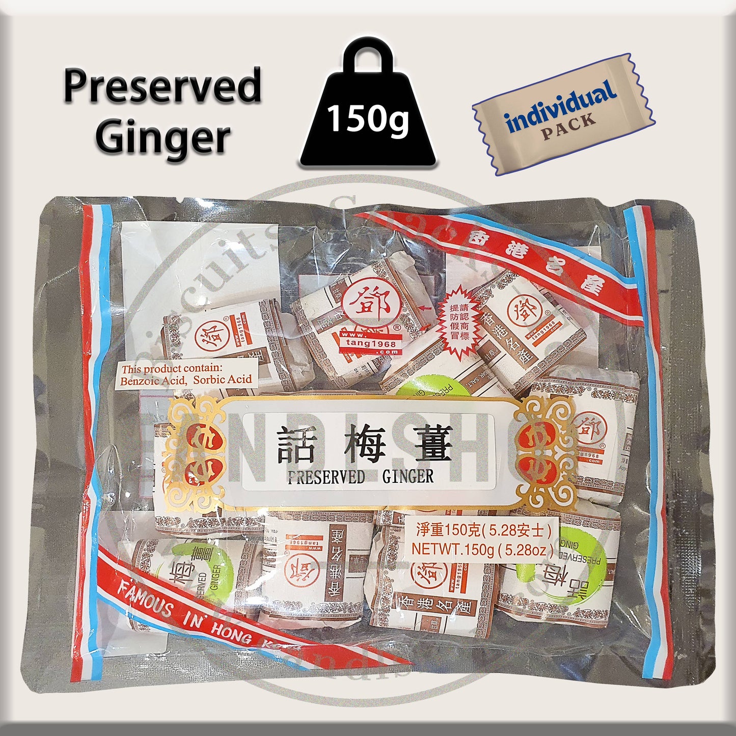 Preserved Plum Ginger (Seedless)