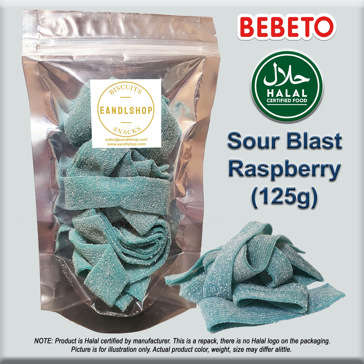 BEBETO Sour Blast (Raspberry)