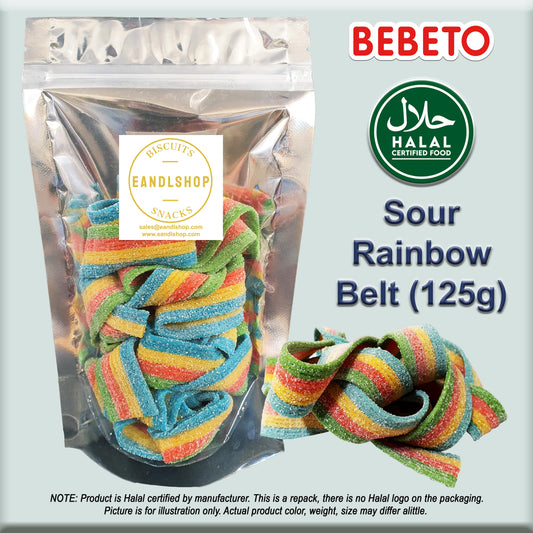 BEBETO Sour Blast (Sour Rainbow Belt)