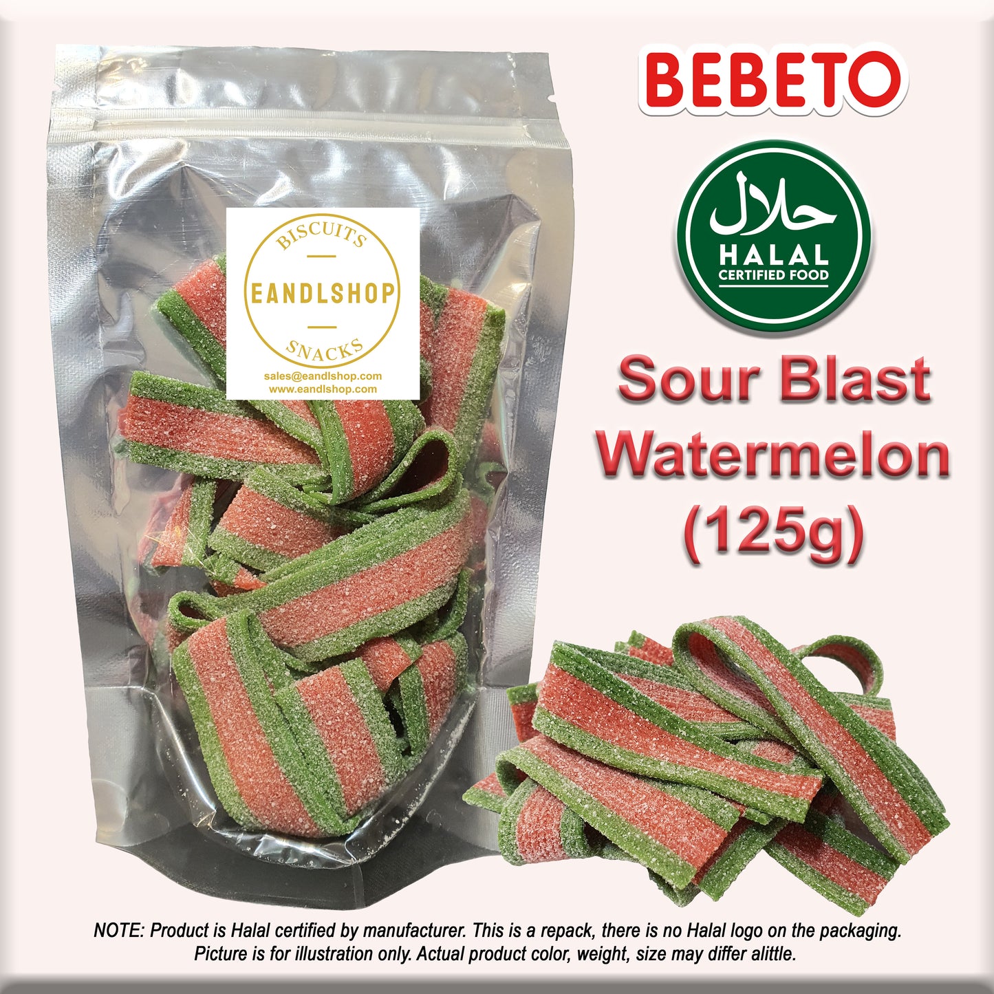 BEBETO Sour Blast (Watermelon)