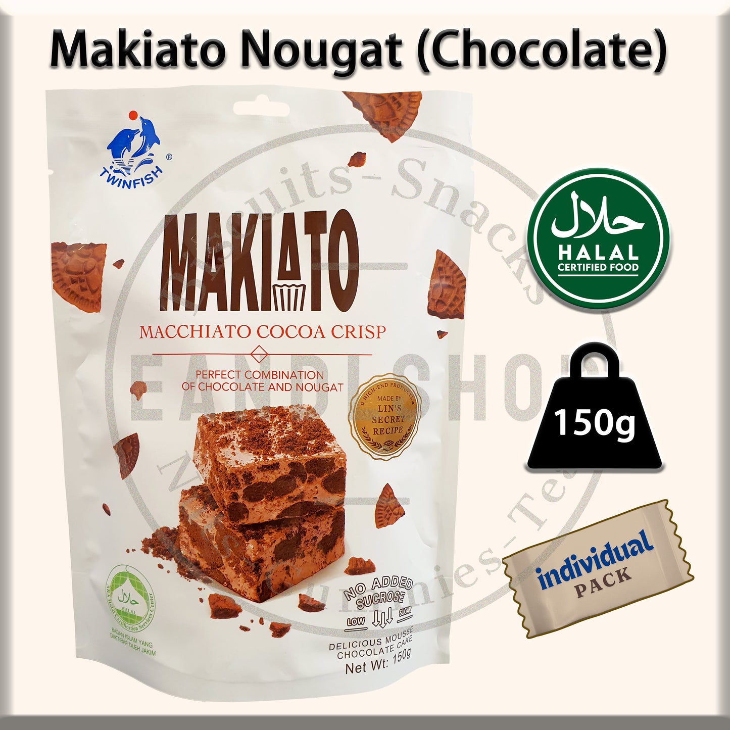 Makiato Nougat Crisp (Chocolate)