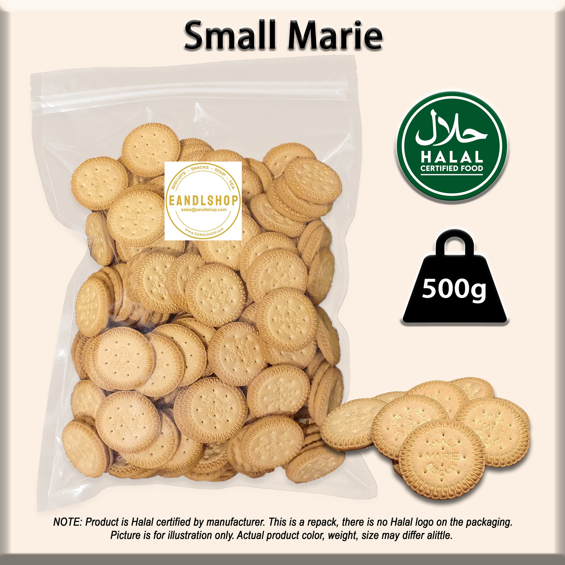 Small Marie Biscuit - EANDLSHOP