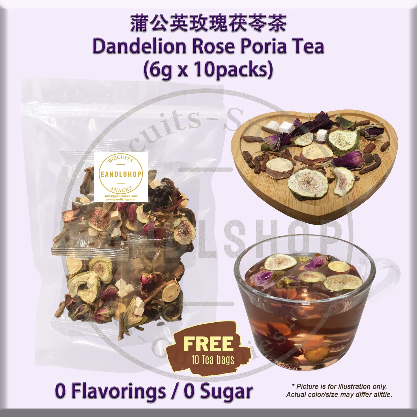Flower Tea (Dandelion Rose Poria)
