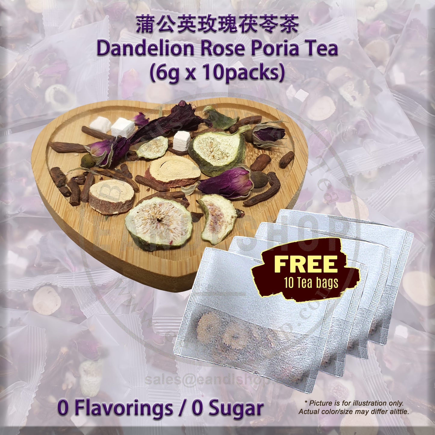 Flower Tea (Dandelion Rose Poria)