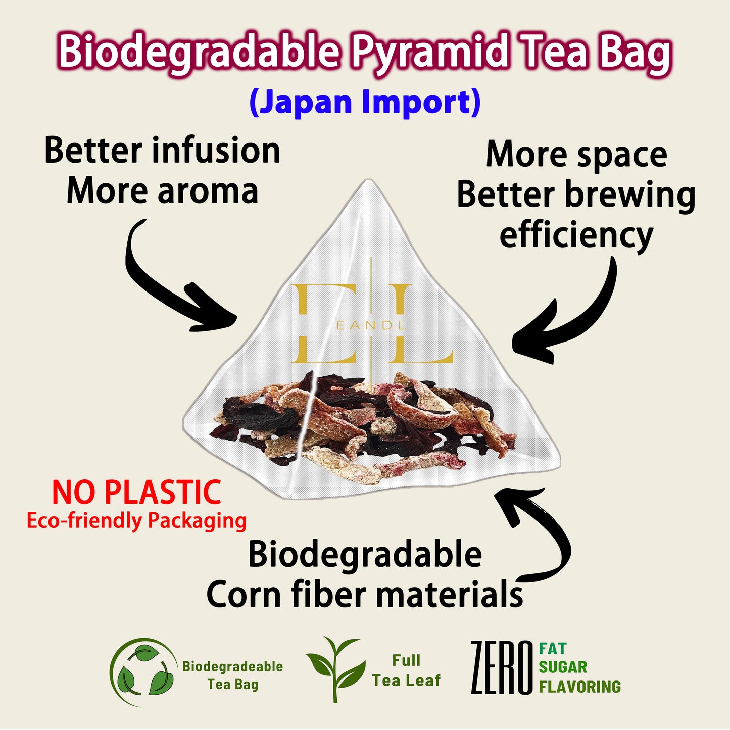 Tangerine Peel Roselle Tea (Full Tea Leaf)