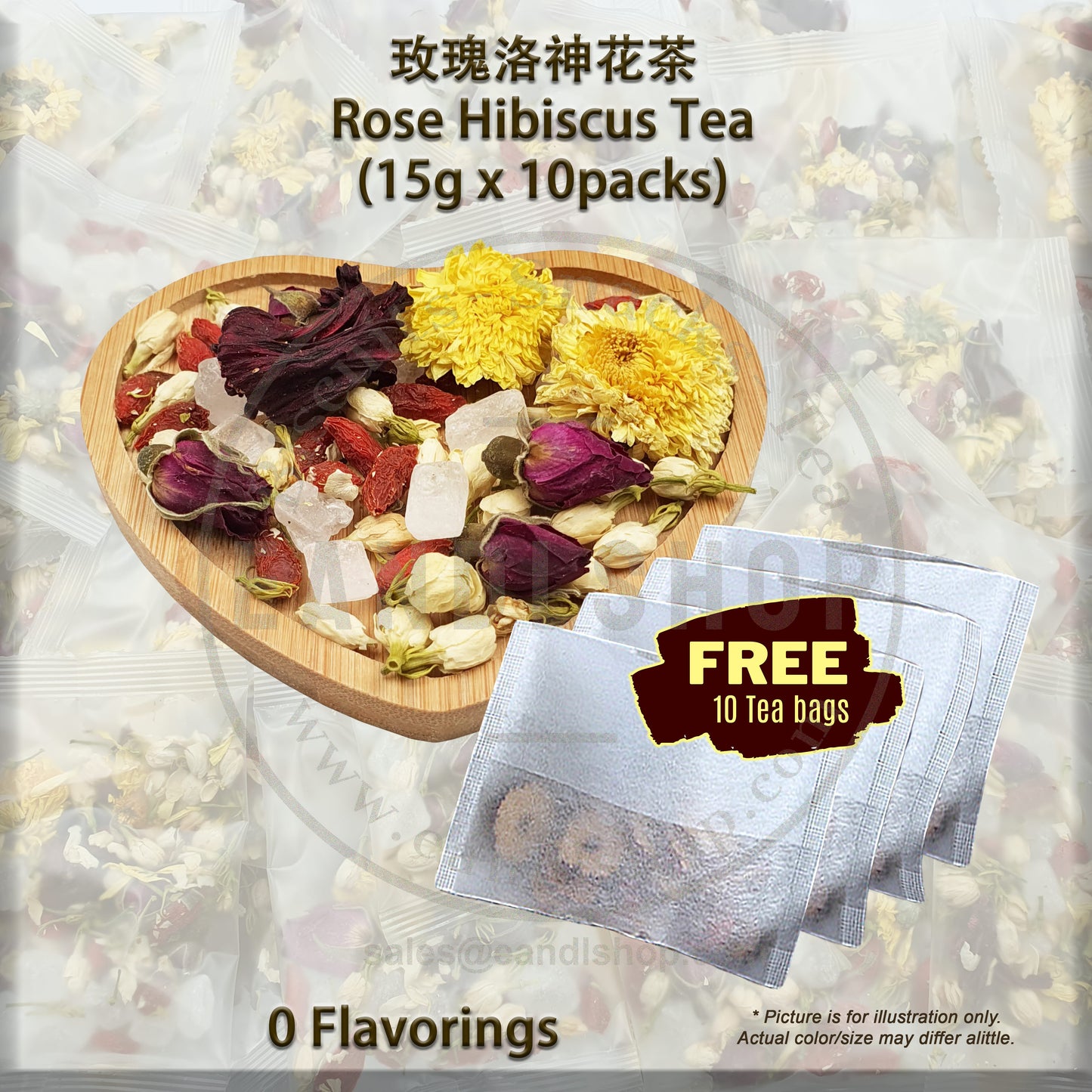 Flower Tea (Rose Hibiscus Tea)