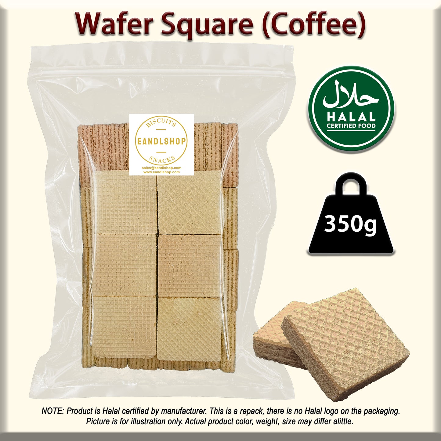 Coffee Wafer (Square)